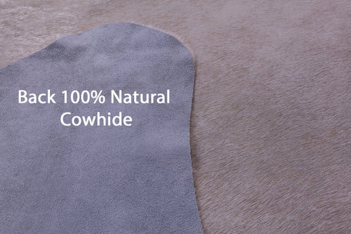 Beige Natural Cowhide Rug - Large 6' 2