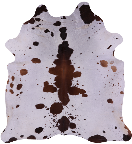 Brown Salt & Pepper Natural Cowhide Rug - XX-Large 8' 0