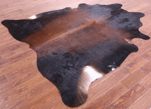 Dark Brown Natural Cowhide Rug - XX-Large 8' 0