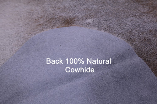 Brown & White Natural Cowhide Rug - XX-Large 8' 0