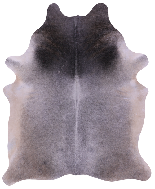 Grey Natural Cowhide Rug - XX-Large 8' 2