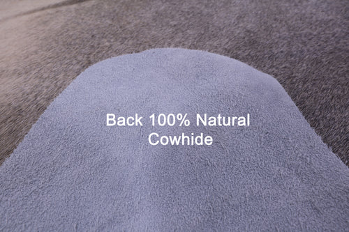 Grey Natural Cowhide Rug - XX-Large 8' 2