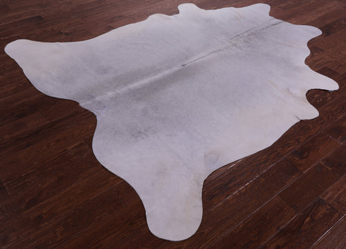 Grey Natural Cowhide Rug - XX-Large 7' 6