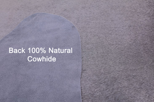 Grey Natural Cowhide Rug - XX-Large 7' 6