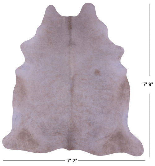 Beige Natural Cowhide Rug - XX-Large 7' 9