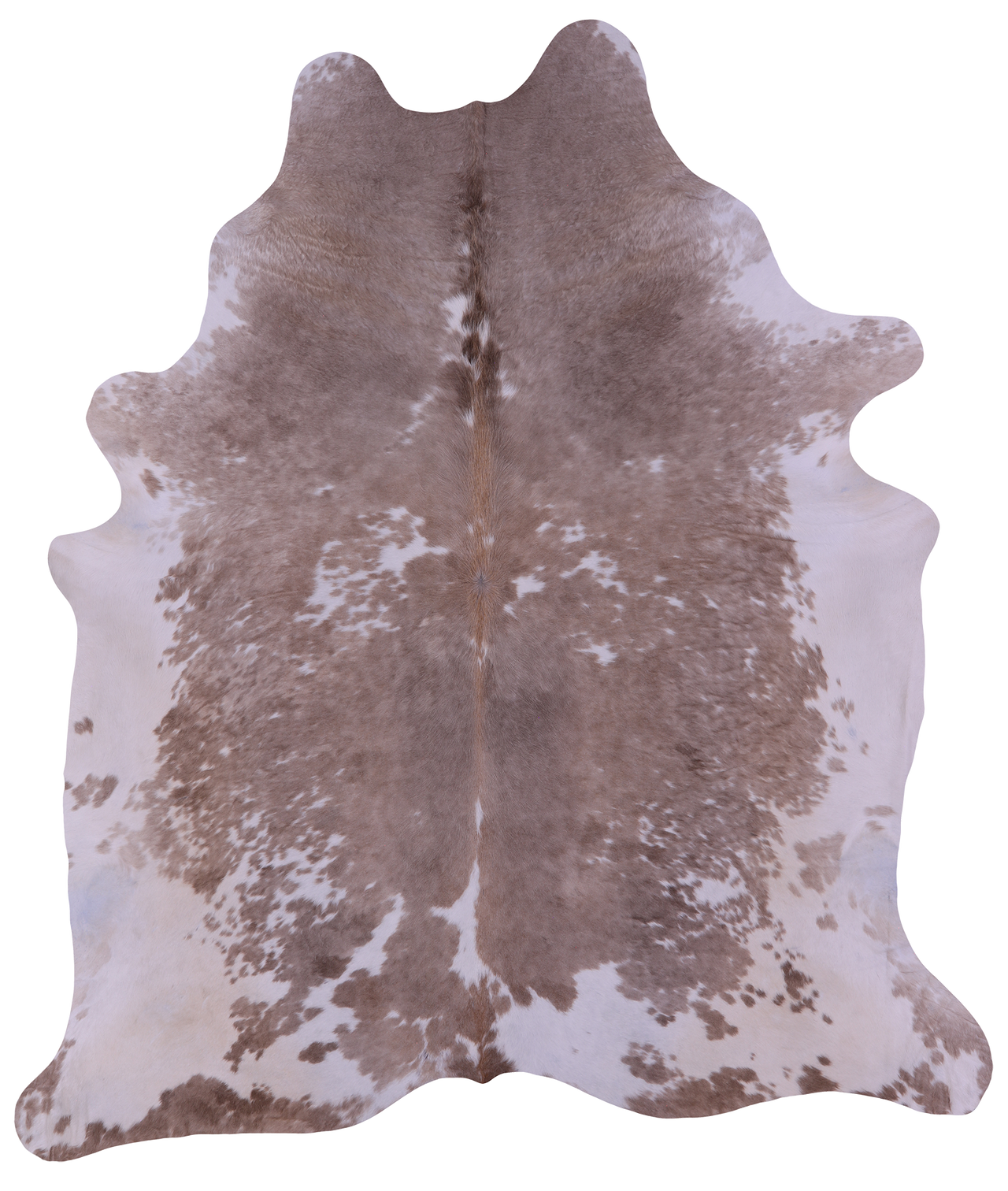 Brown Salt & Pepper Natural Cowhide Rug - XX-Large 8' 4"H x 7' 0"W
