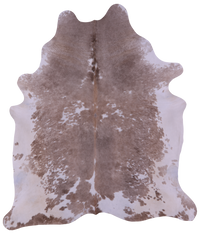 Thumbnail for Brown Salt & Pepper Natural Cowhide Rug - XX-Large 8' 4
