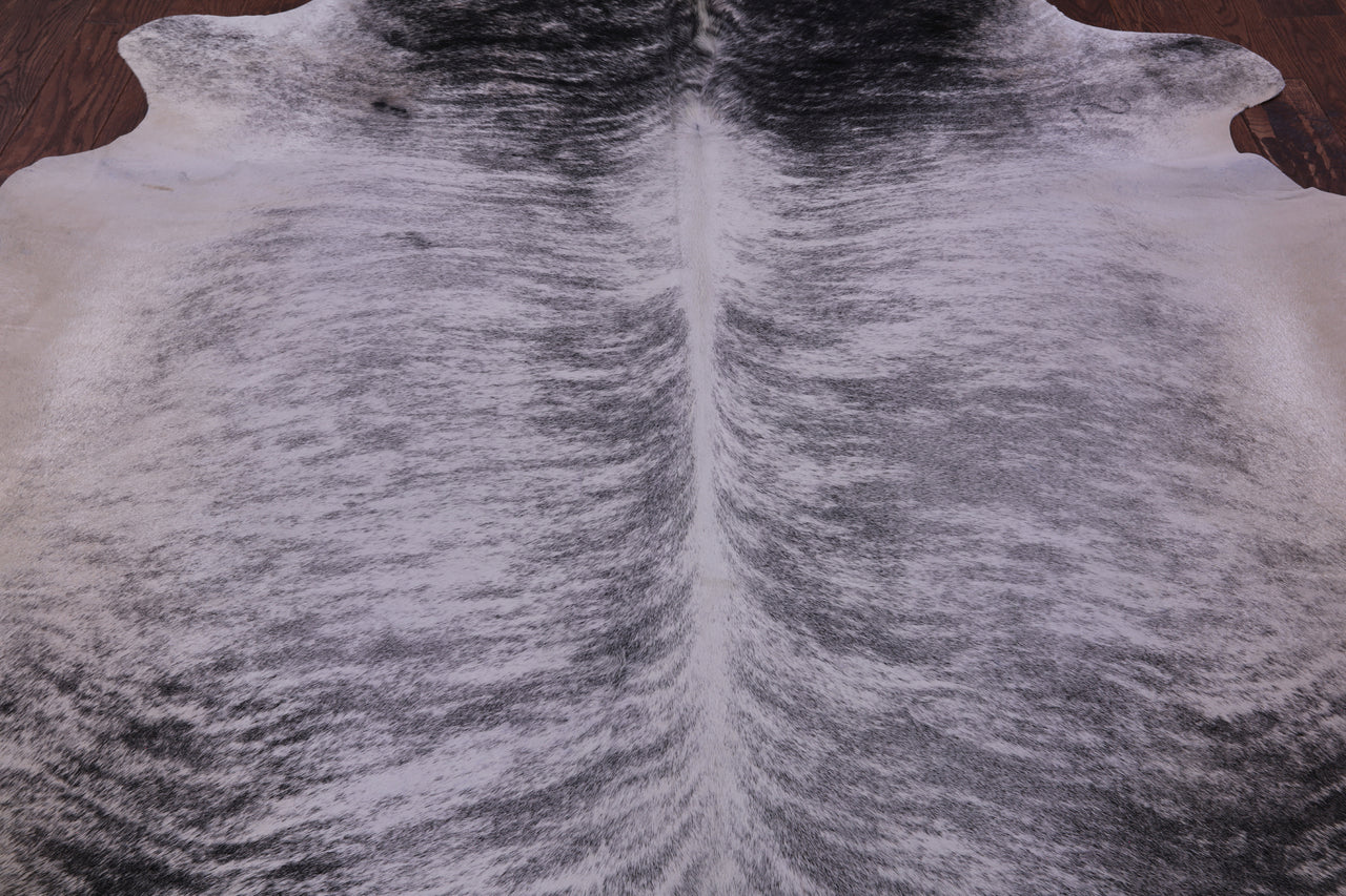 Grey Brindle Natural Cowhide Rug - XX-Large 8' 3"H x 7' 3"W
