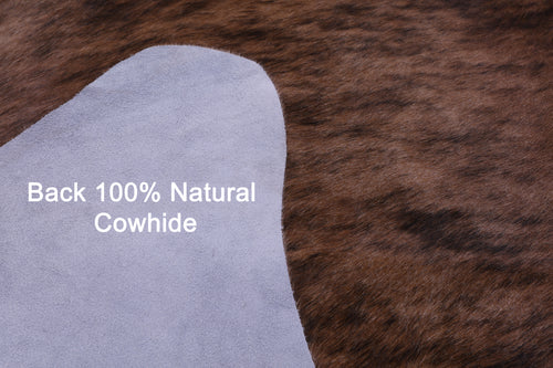 Light Brindle Natural Cowhide Rug - X-Large 7' 0