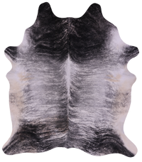 Thumbnail for Grey Brindle Natural Cowhide Rug - XX-Large 7' 9