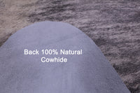 Thumbnail for Grey Brindle Natural Cowhide Rug - XX-Large 7' 9