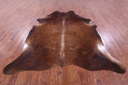 Brown Natural Cowhide Rug - XX-Large 8' 5