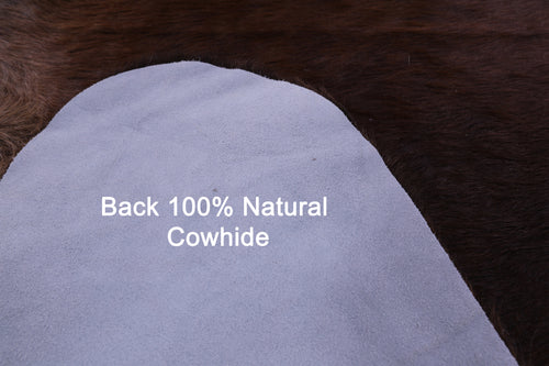Brown Natural Cowhide Rug - XX-Large 8' 5