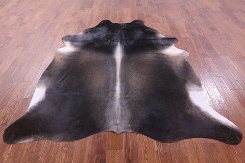 Grey Natural Cowhide Rug - XX-Large 7' 8