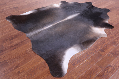 Grey Natural Cowhide Rug - XX-Large 7' 8