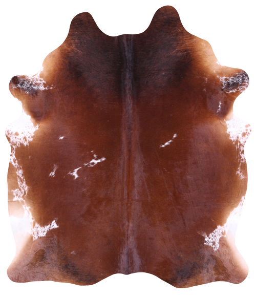 Brown Natural Cowhide Rug - XX-Large 7' 5