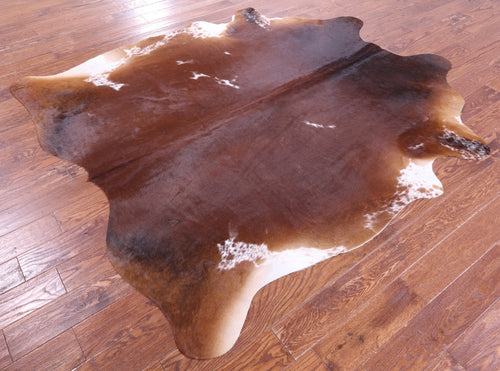Brown Natural Cowhide Rug - XX-Large 7' 5