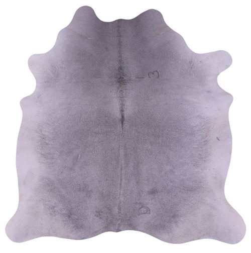 Grey Natural Cowhide Rug - X-Large 6' 8