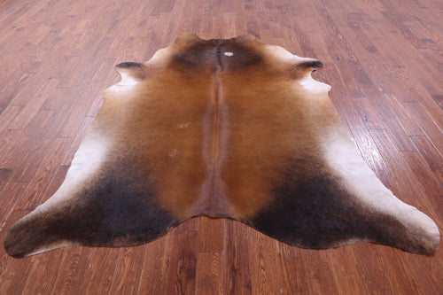 Brown Natural Cowhide Rug - XX-Large 7' 10
