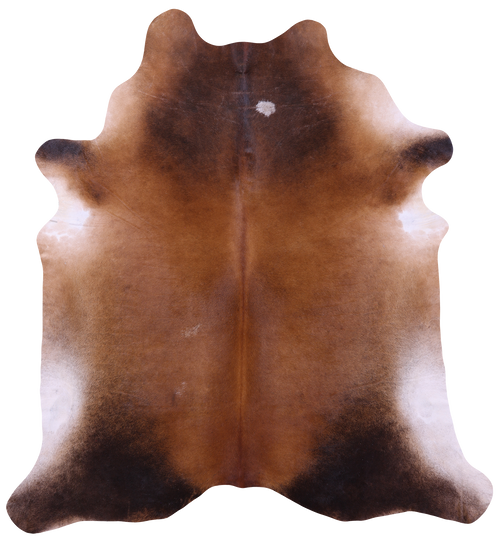 Brown Natural Cowhide Rug - XX-Large 7' 10
