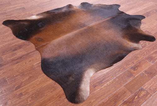Brown Natural Cowhide Rug - XX-Large 7' 7