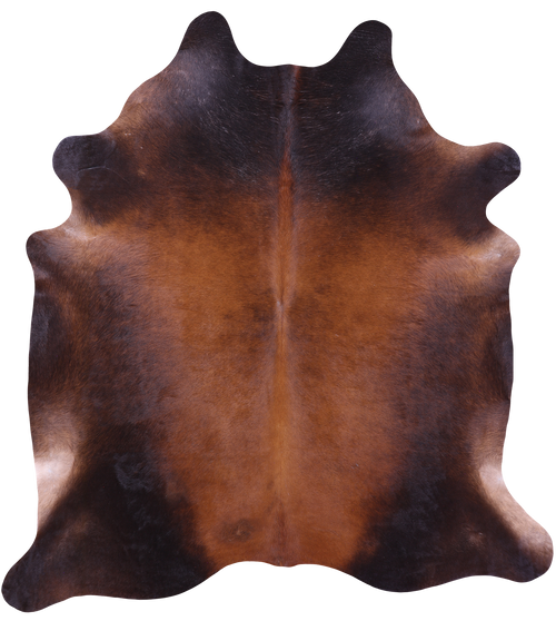 Brown Natural Cowhide Rug - XX-Large 7' 7