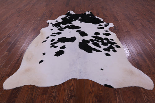 Black & White Natural Cowhide Rug - XX-Large 8' 6