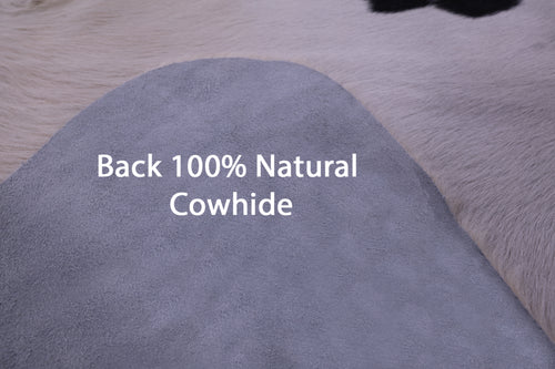 Black & White Natural Cowhide Rug - XX-Large 8' 6