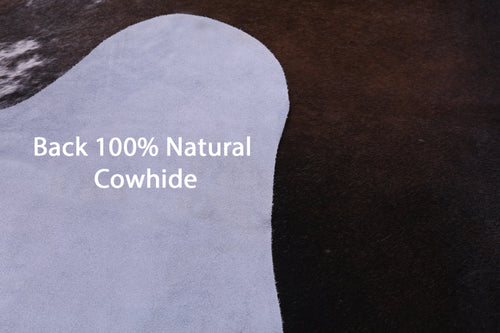 Brown Salt & Pepper Natural Cowhide Rug - XX-Large 8' 2