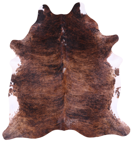 Brindle Natural Brown Cowhide Rug - XX-Large 8' 0
