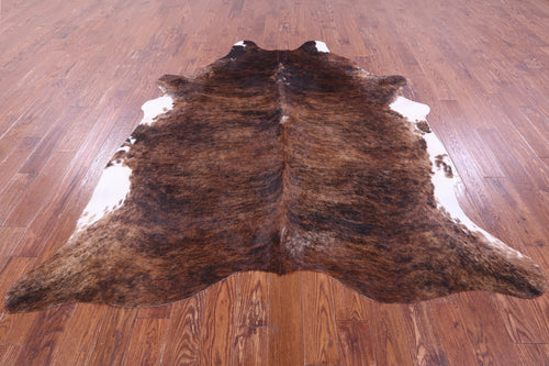 Brindle Natural Brown Cowhide Rug - XX-Large 8' 0