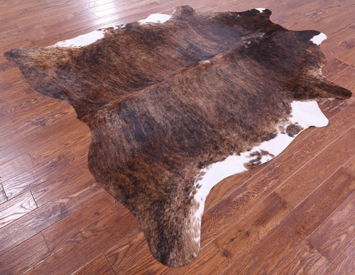 Brindle Natural Brown Cowhide Rug - XX-Large 8' 0