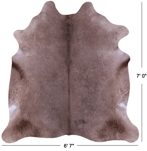 Champagne Natural Cowhide Rug - X-Large 7' 0