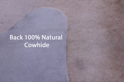 Beige Natural Cowhide Rug - XX-Large 8' 0