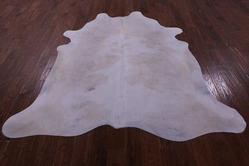 Brown & White Natural Cowhide Rug - XX-Large 7' 5