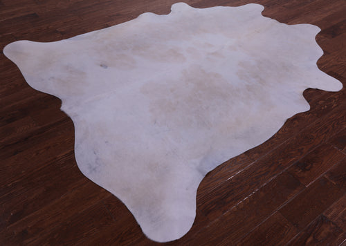 Brown & White Natural Cowhide Rug - XX-Large 7' 5