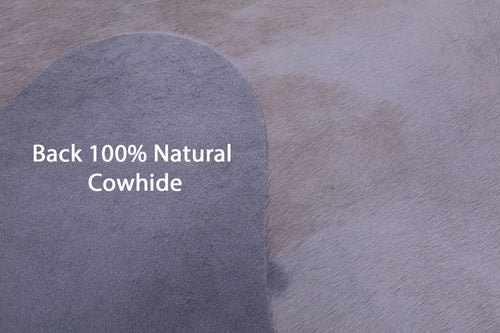 Brown & White Natural Cowhide Rug - XX-Large 7' 5