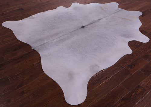 Grey Natural Cowhide Rug - XX-Large 7' 10