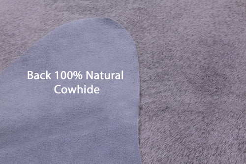 Grey Natural Cowhide Rug - XX-Large 7' 10