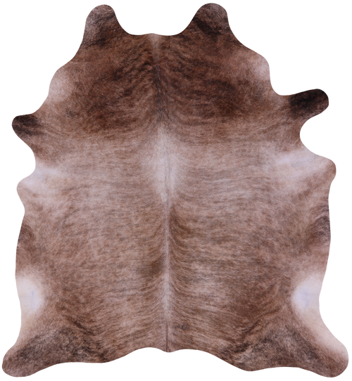 Light Brindle Natural Cowhide Rug - XX-Large 8' 0