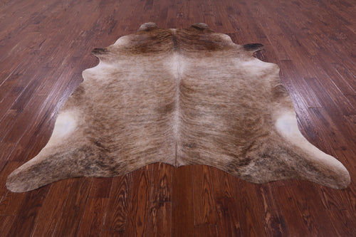 Light Brindle Natural Cowhide Rug - XX-Large 8' 0