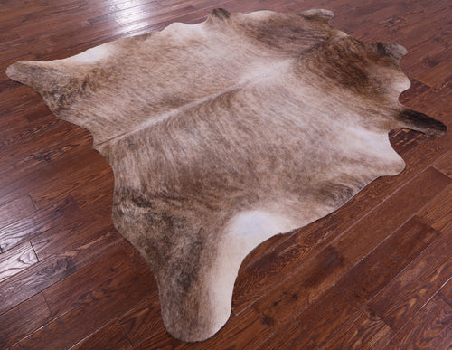Light Brindle Natural Cowhide Rug - XX-Large 8' 0