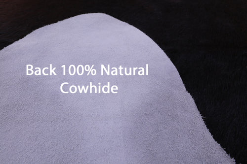 Dark Brown Natural Cowhide Rug - XX-Large 8' 1