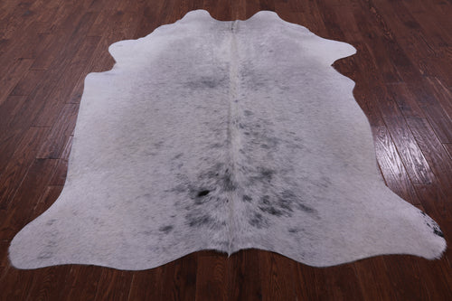 Black & White Natural Cowhide Rug - XX-Large 7' 10