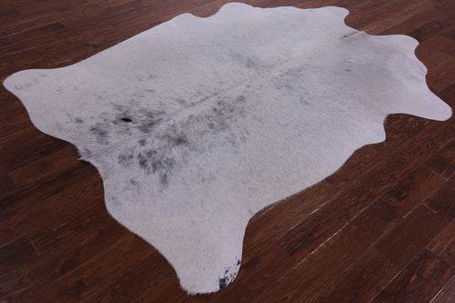 Black & White Natural Cowhide Rug - XX-Large 7' 10