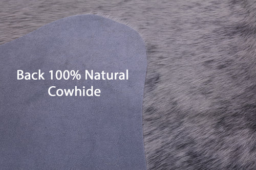 Black & White Natural Cowhide Rug - XX-Large 7' 10