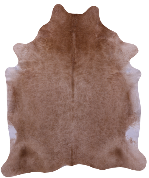 Light Brown Natural Cowhide Rug - XX-Large 8' 4