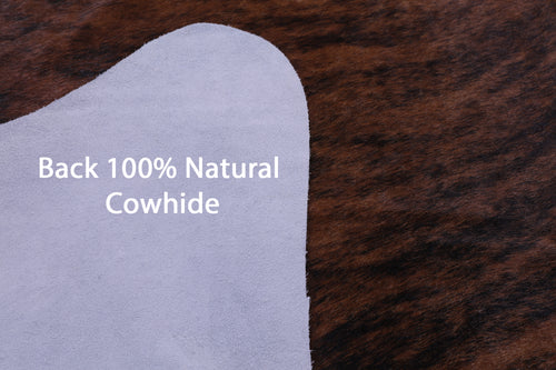 Brindle Natural Cowhide Rug - XX-Large 8' 2