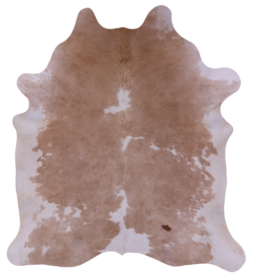Brown & White Natural Cowhide Rug - XX-Large 8' 0