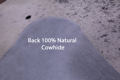 Black Salt & Pepper Natural Cowhide Rug - XX-Large 8' 2